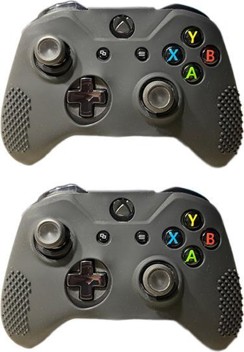 Siliconen controller hoes - Zwart - 2 stuks - Geschikt voor Xbox One