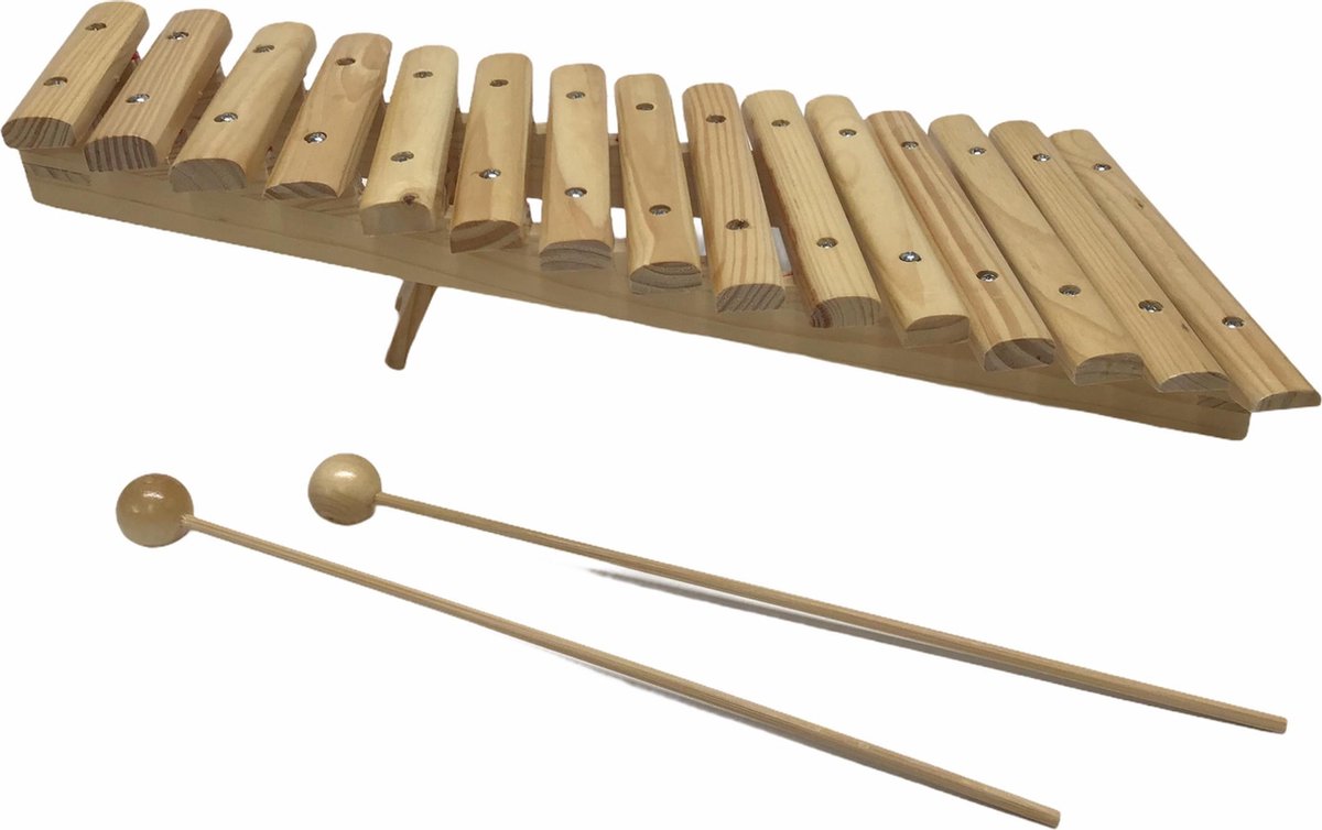 Xylophone en bois 15 notes 45 cm
