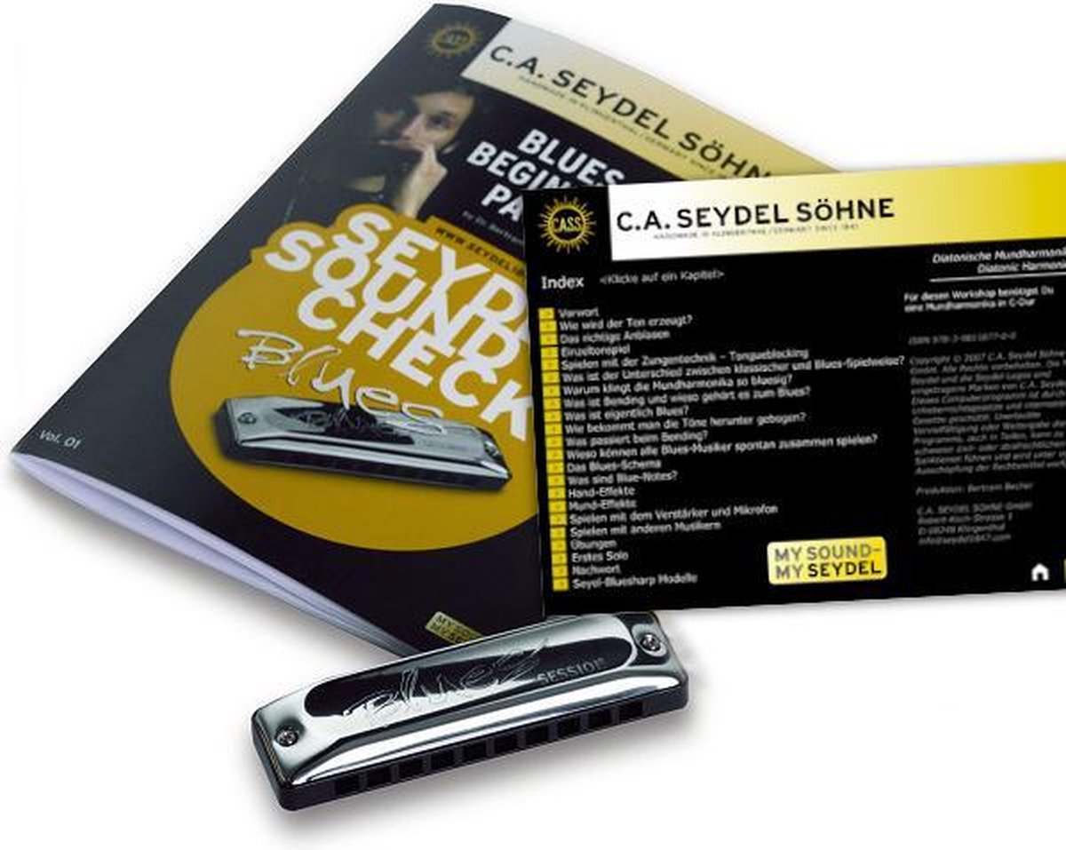 Seydel Session Standard Mondharmonica - Beginner - Begeleiding - Starterset