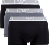 Emporio Armani 3-pack boxershorts - zwart/grijs