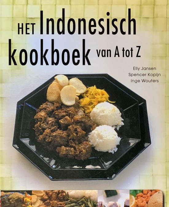 Cover van het boek 'Het Indonesisch kookboek van A-Z' van  Nvt