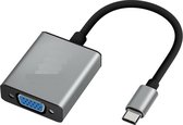 USB C naar VGA Adapter - USB C (Type C) naar VGA Adapter kabel - Geschikt voor Macbook Pro 2018/2017, iPad Pro/Macbook Air 2018, Samsung Galaxy S21,S20/S10/S9/S8 en meer - Nieuwste versie - S