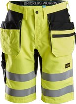 Snickers Workwear LiteWork, High-Vis short met Holsterzakken Klasse 1 6131 geel/zwart 46