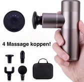 Massage Gun Mini - Compact - Krachtig - Incl. opbergcase - Massagepistool - 2500MAh - Massage gun