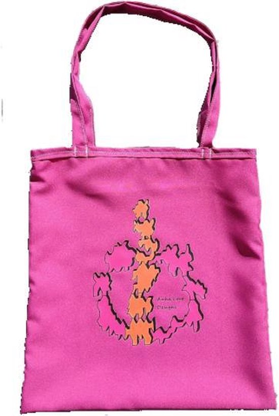 Anha'Lore Designs - Tribal - Exclusieve handgemaakte tote bag - Fuchsia