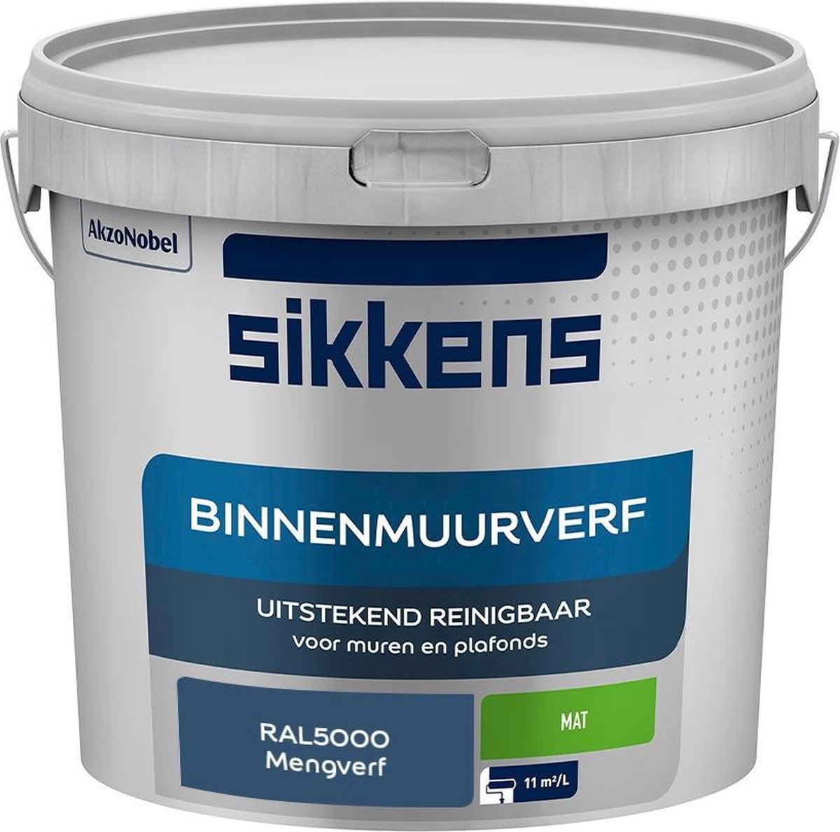 Sikkens Binnenmuurverf Muurverf Mengkleur Mat RAL5000 5L