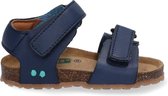 BunniesJR Bas Beach Jongens Sandalen - Blauw - Leer - Klittenband