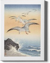 Walljar - Ohara Koson - Seagulls - Dieren poster