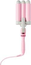 Mermade Pro Hair Waver - Haarkrultang - Roze Wafeltang - GolvenKrultang - 32mm Pink