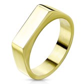 Ring Dames - Ringen Dames - Ring Heren - Ringen Mannen - Ringen Vrouwen - Heren Ring - Zegelring - Zegelring Heren - Goudkleurig - Gouden Ring - Ring - Ringen - Sieraden Vrouw - Icon