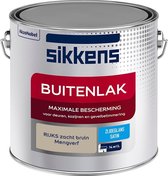 Sikkens Buitenlak - Verf - Zijdeglans - Mengkleur - RIJKS zacht bruin - 2,5 liter
