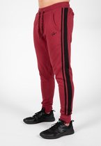 Gorilla Wear Banks Trainingsbroek - Bordeauxrood/Zwart - L