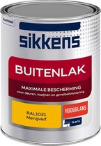 Sikkens Buitenlak - Verf - Hoogglans - Mengkleur - RAL1021 - 1 liter