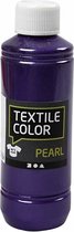 Textile Color. parelmoer. violet. 250 ml/ 1 fles