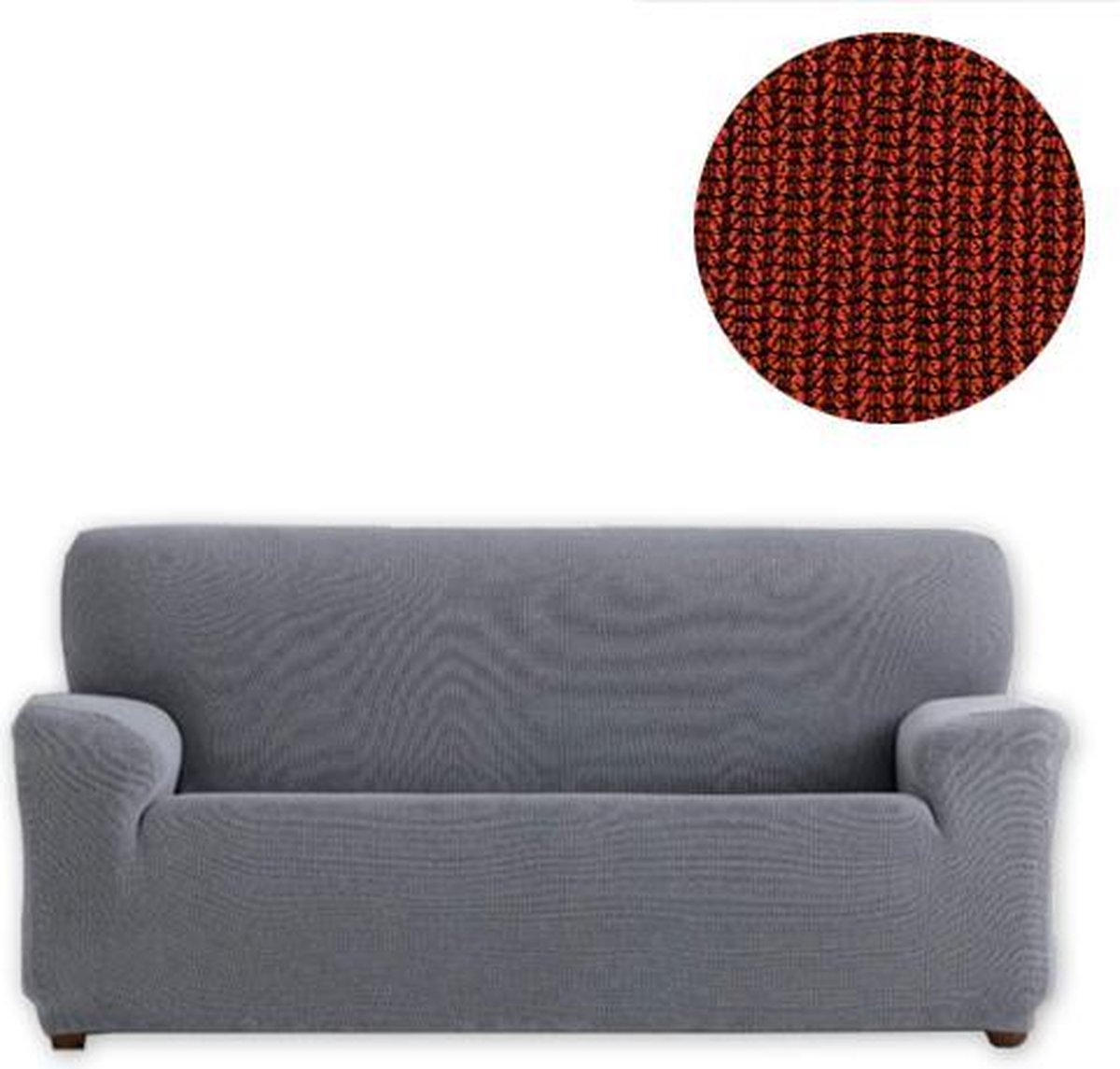 Bankhoes Kreta - 70cm - 110cm breed - Steenrood