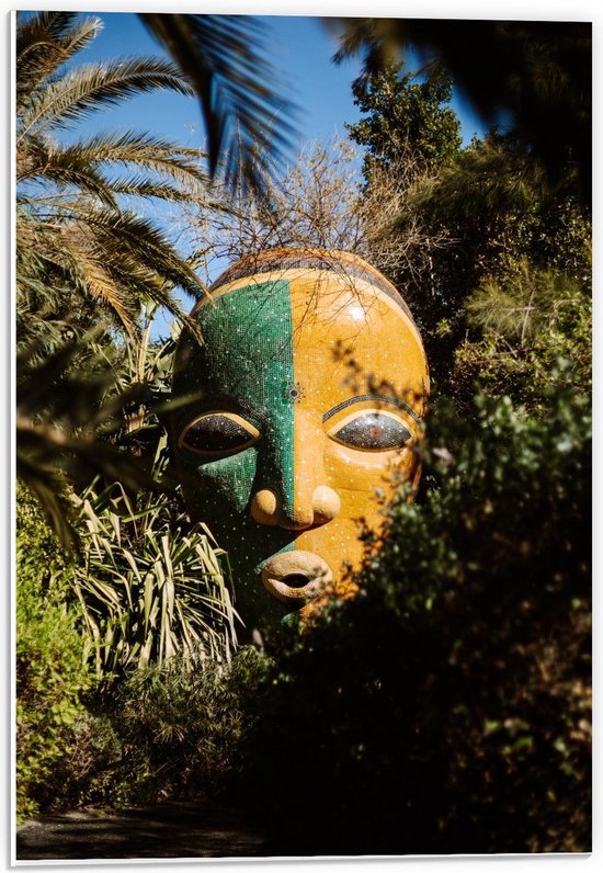 Forex - Afrikaans Masker in de Bossen - Foto op Forex