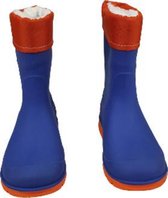 Warme kinderlaarzen - Blauw / Oranje - Maat 26 - Laarzen