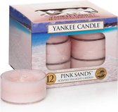 Yankee Candle Pink Sands waxinelichtjes 12 stuks