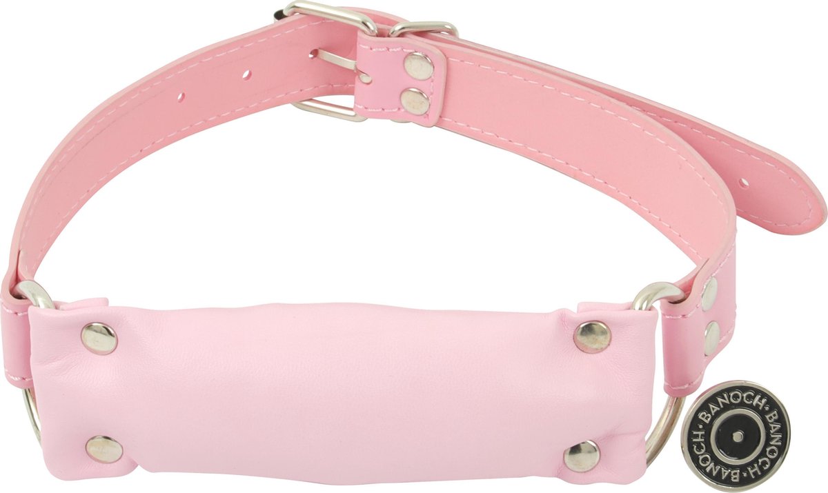 Goedkoopste Banoch - Bit gag soft straight pink - bitgag van imitatieleer roze