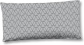 Hip Kussenhoes 40 X 80 Cm Katoen/satijn Grijs
