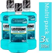 Listerine Mondwater Coolmint Voordeelverpakking -3x 500ml