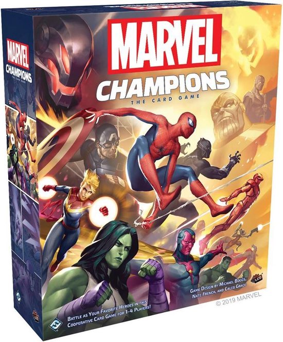 Boek: Marvel Champions - Card Game (English) (FMC01EN), geschreven door Fantasy Flight Games