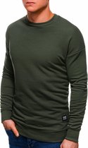 Sweater - Heren - Klassiek - Kaki - Groen - B1229