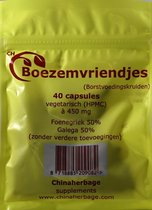 Boezemvriendjes (Fenegriek+Galega) - 40 caps vegatarisch à 450 mg - Borstvoedingskruiden