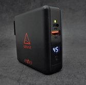 Draadloze (4 in 1 Wireless Travel Cube Pro) PowerBank + Thuislader | 10W - Qi | met EU,UK,US,AU - Sockets (6700mAh)
