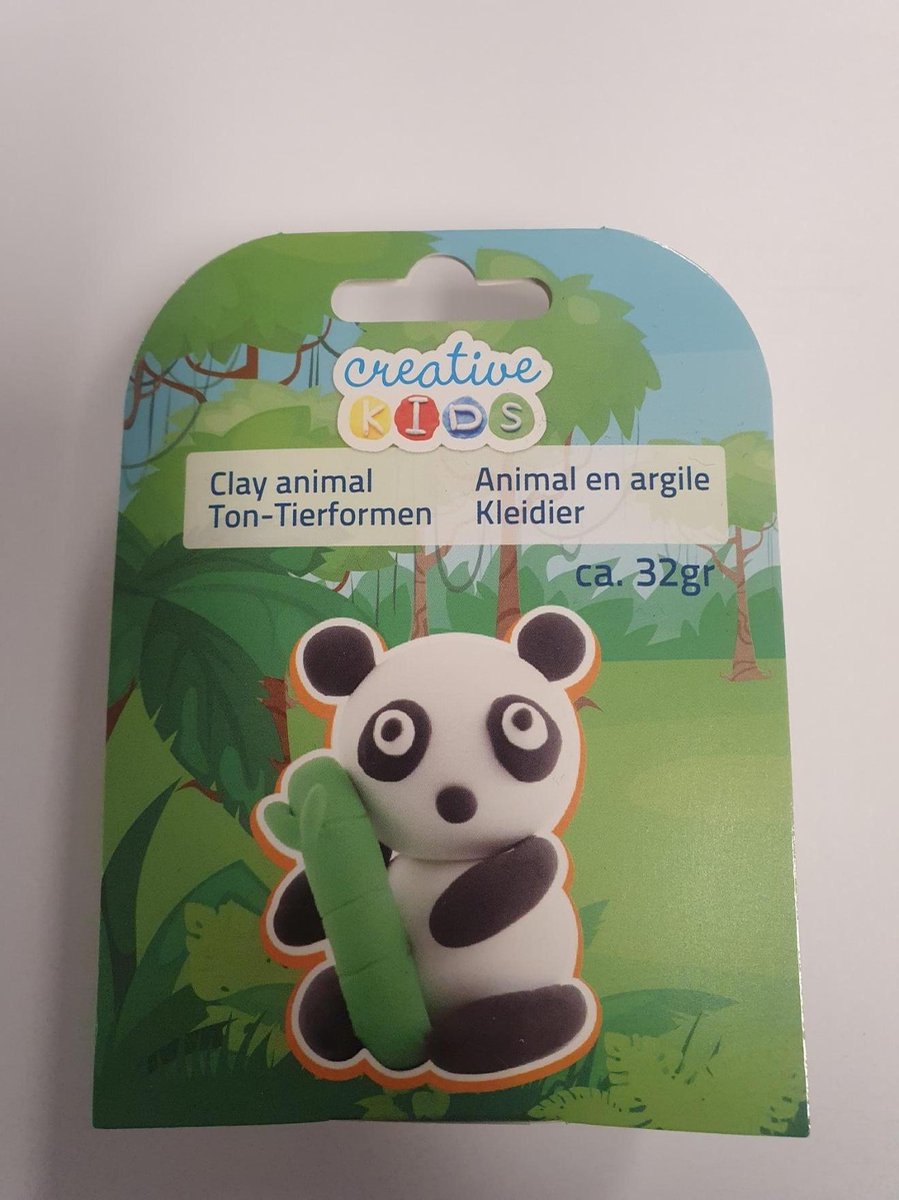 foam clay set Panda, 32gr creative kids