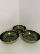 Oosterse schalen - Lichtgroene kleur - Set van 3