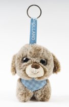 Memoriez Sleutelhanger Holland Hond Blauw