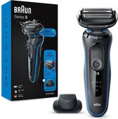 Braun Series 5s B1200S scheerapparaat, precisietrimmer, nat en droog met 3 flexibele mesjes