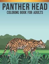 Panther Head Coloring Book For Adults