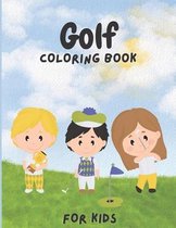 golf coloring book for kids