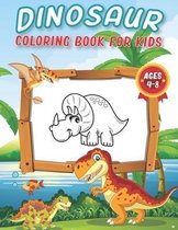 Dinosaur Coloring Books For Kids Ages 4-8