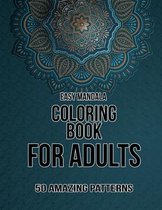 Easy Mandala Coloring Book for adults 50 Amazing Patterns: Adults Coloring Book for Beginners, Seniors and people with low vision