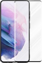 Shop4 - Samsung Galaxy S21 Glazen Screenprotector - Edge-To-Edge Gehard Glas Transparant