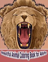 Beautiful Animal Coloring Book for Adults