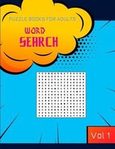 Word search puzzle books for adults