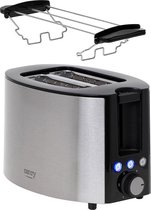 Broodrooster - RVS - 2 Sneetjes - Ontdooifunctie - 1000 Watt
