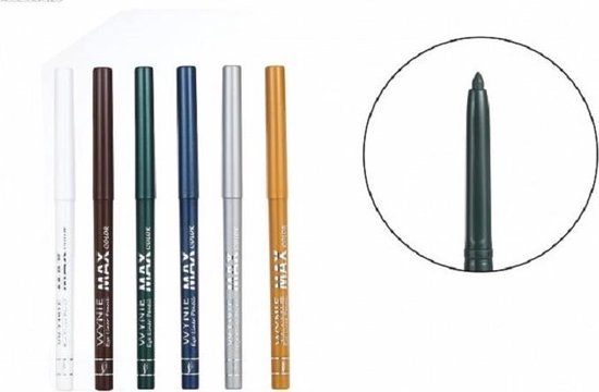 Wynie – MAX color - Groen oogpotlood, draaibaar / Automatic Eye Liner  Pencil – Nummer... | bol.com