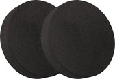 Hexagloss - Black Soft Finishing Auto Polijstpads - Polishing pad 135mm - 2 stuks