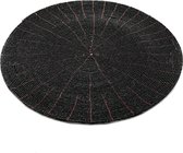 Bazar Bizar De Beaded Placemat - Zwart - Set van 4