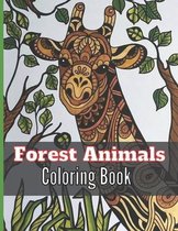 Forest Animals Coloring Book.