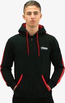 FORZA TRACKSUIT VEST 2.0 - ZWART/ROOD