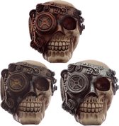 Steampunk Skull Head Ornament Assorted Figure