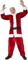 dressforfun - Kerstmanset donkerrood XXL - verkleedkleding kostuum halloween verkleden feestkleding carnavalskleding carnaval feestkledij partykleding - 303472