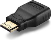 NÖRDIC HDMI-N5012 HDMI naar mini HDMI adapter, Type A naar Type C, Zwart