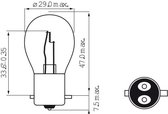 Lamp 6V-15/15W BAX15D